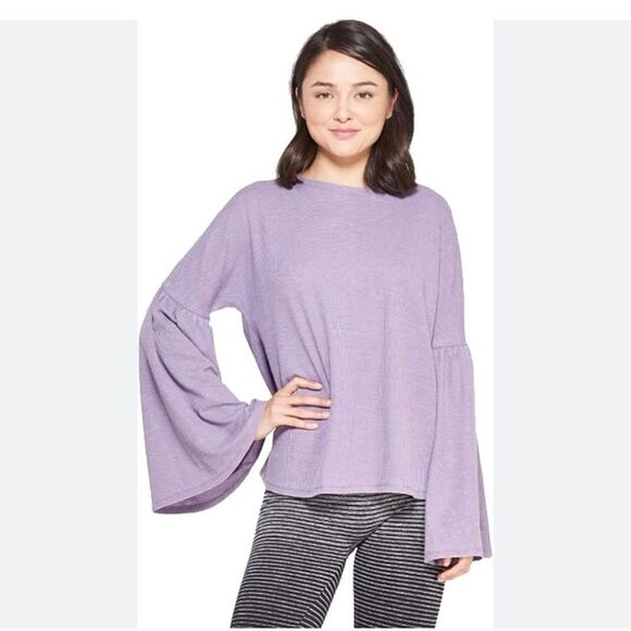 NWT xhilaration Sleepwear top size large women’s purple - Picture 1 of 14
